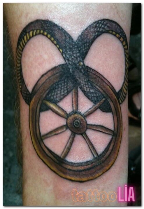 Wheel of Time Tattoo Model 9