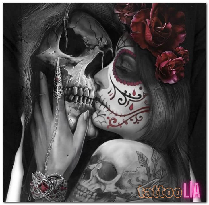 Kiss of Death Tattoo meaning