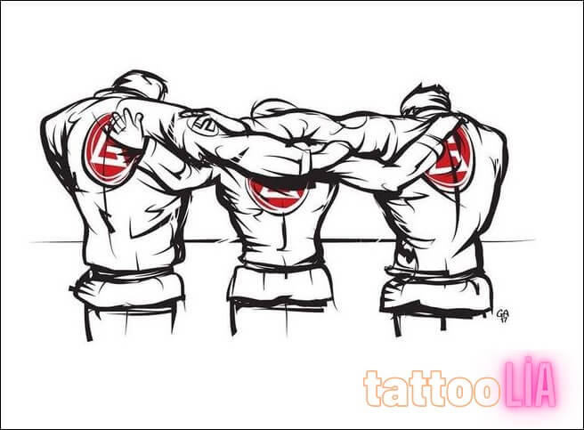 martial arts tattoo models 26