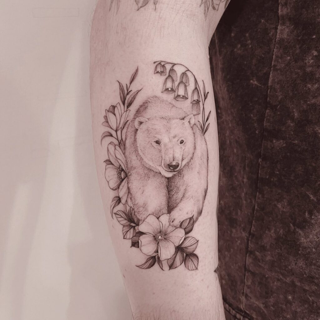 polar bear tattoo idea