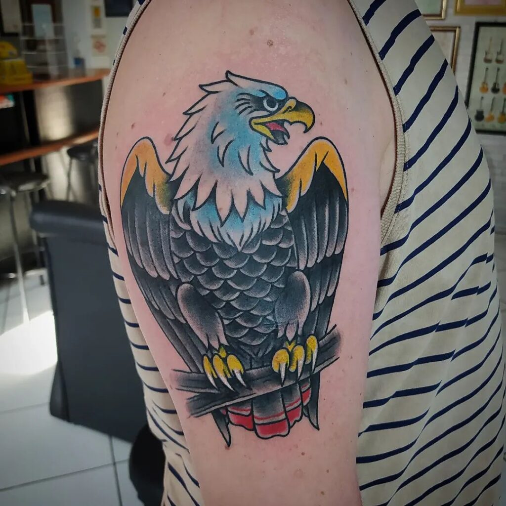 Colorful Eagle Tattoo Ideas