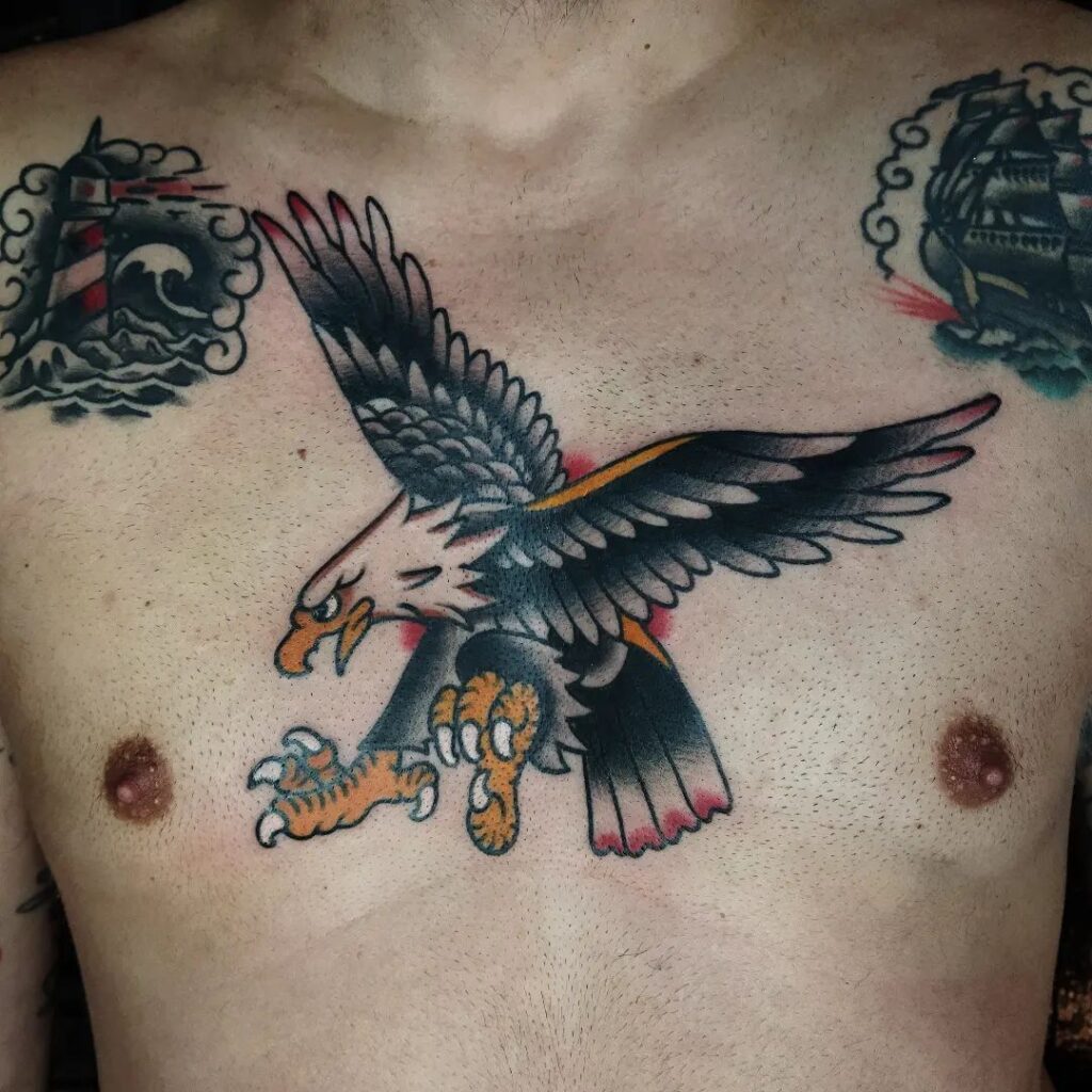 Eagle Tattoo on Shoulder