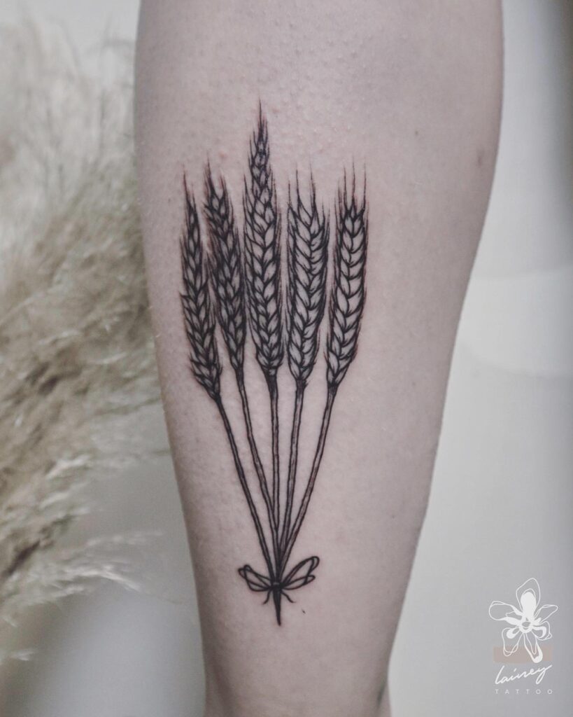 Wheat Tattoo Idea