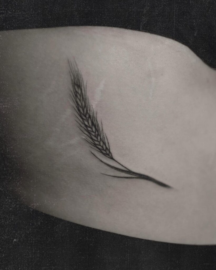 Wheat Tattoo Ideas