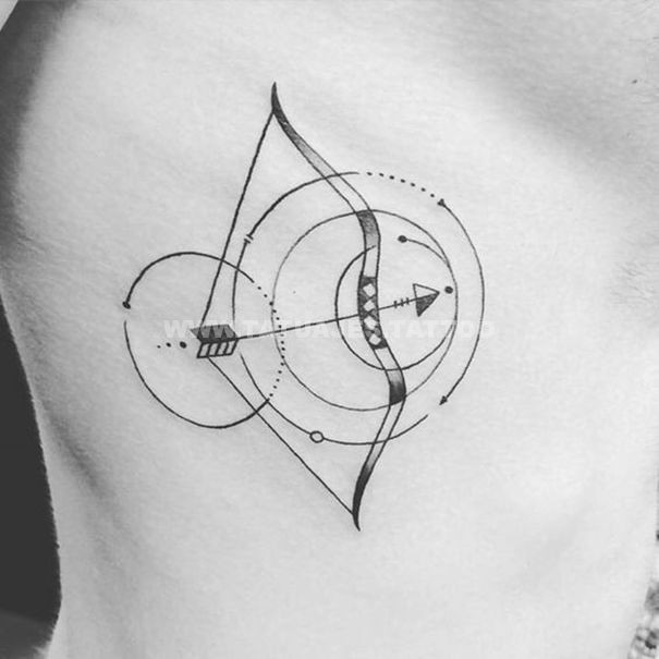 male sagittarius tattoo