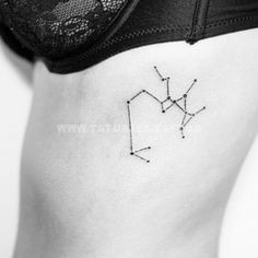 sagittarius tattoo on the rib