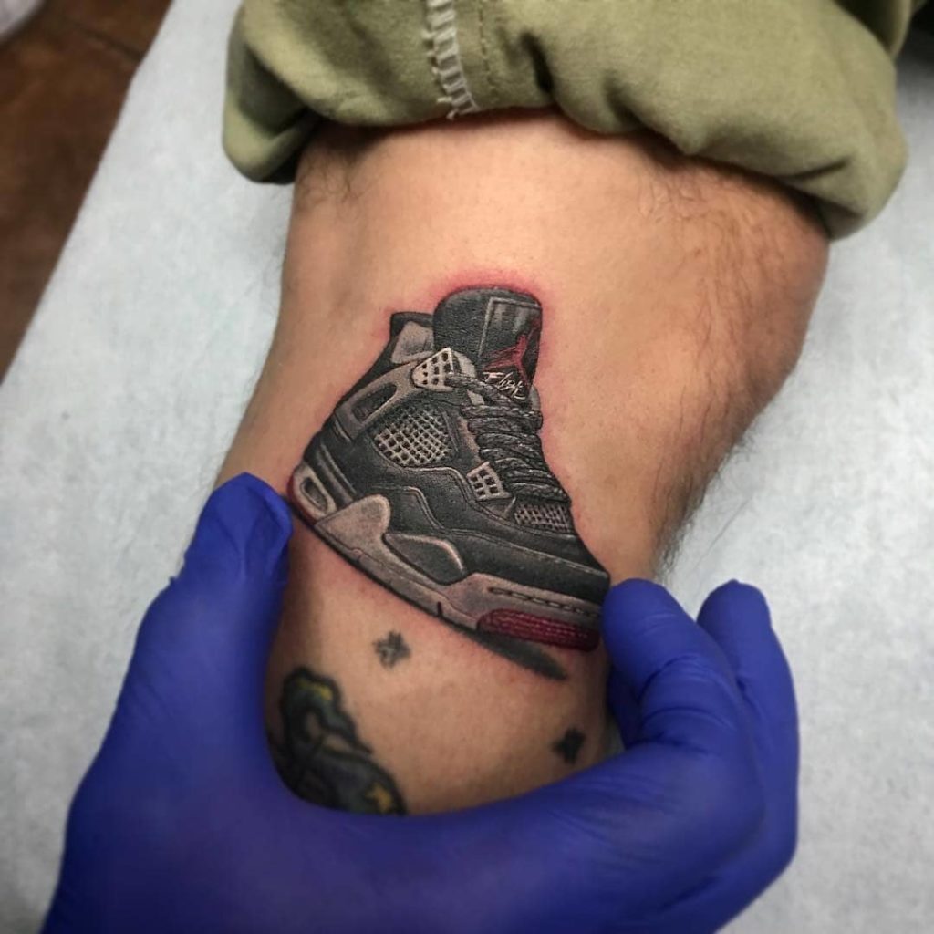sneaker tattoo ideas 2