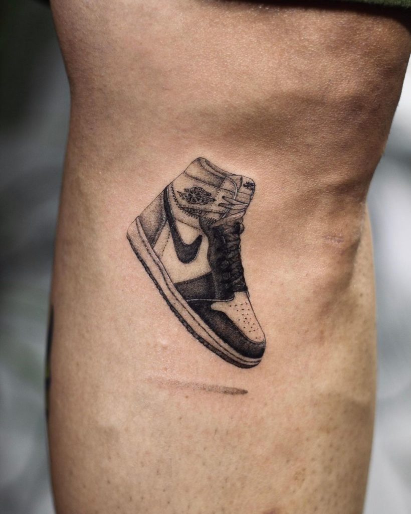 sneaker tattoo ideas 22