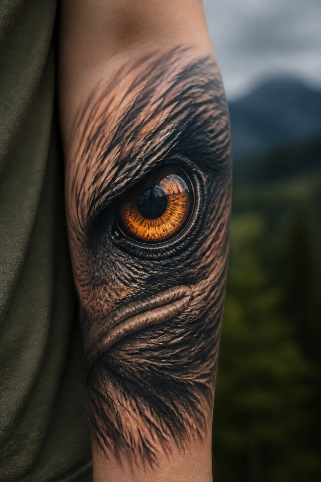 Eagle Tattoo Ideas for Men and Women: Designs and Styles 18 Eagle eye tattoo with intricate iris patterns.