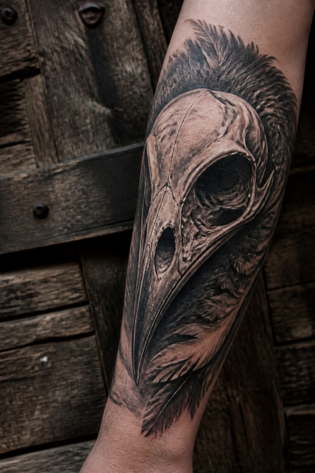 Eagle Tattoo Ideas for Men and Women: Designs and Styles 20 Eagle skull tattoo with detailed features.